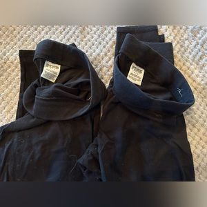 2 Pairs of Black VS PINK leggings